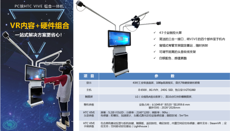 PC端HTC VIVE 组合一体机